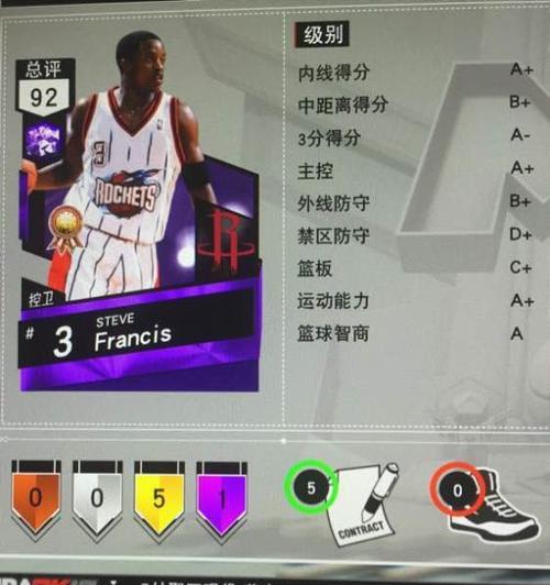 NBA2K17生涯模式徽章获得攻略（详解如何获得NBA2K17生涯模式中各种徽章）  第1张